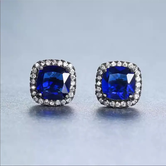 New Luxury Square Blue Zircon Crystal - Picture 4 of 6